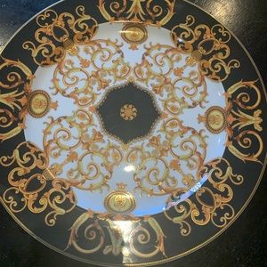 2-12 inch and 2-7 inch Versace Rosenthal Barocco plates